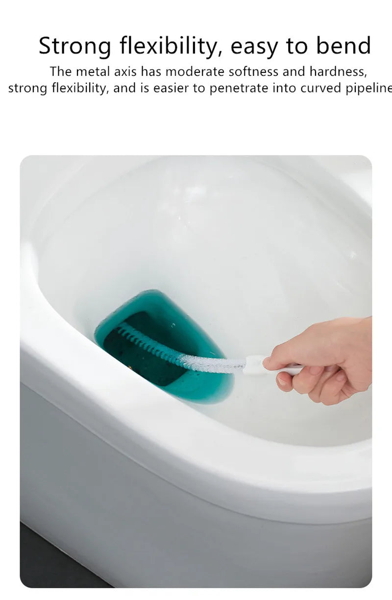 Pipe Dredging Brush Bathroom Hair Sewer