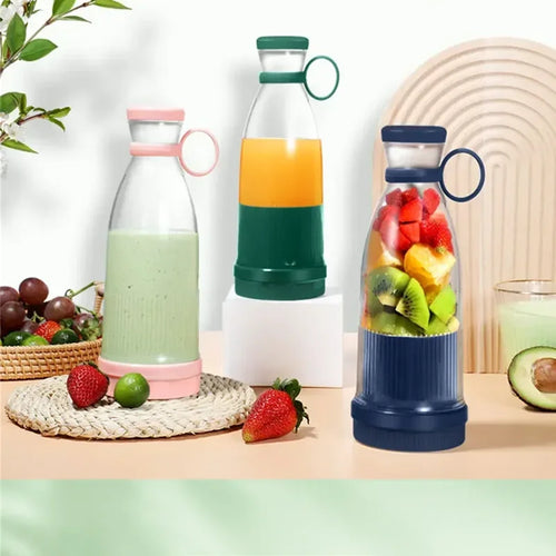 Portable Mini Electric Blender 300ml Juicer C..