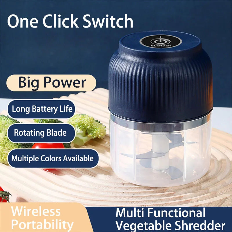 SHVY-250ml Mini Usb Wireless Electric Garlic