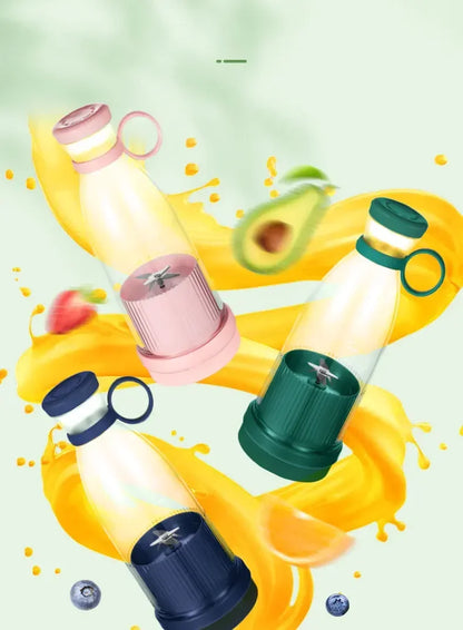 Portable Mini Electric Blender 300ml Juicer C..