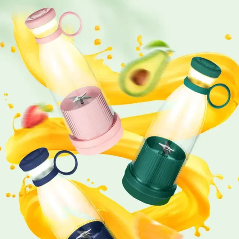 Portable Mini Electric Blender 300ml Juicer C..