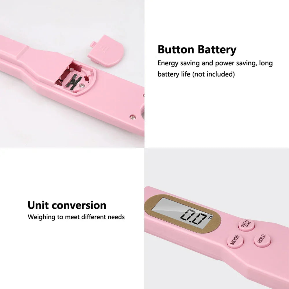 Mini Digitale Lepelweegschaal - Nauwkeurige 0.1-500g Elektronische LCD Keukenweegschaal