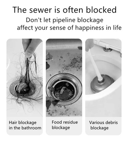 Pipe Dredging Brush Bathroom Hair Sewer