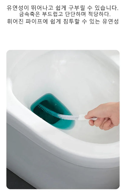 Pipe Dredging Brush Bathroom Hair Sewer